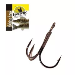 Frenetic horog FS607 black nikkel hármashorog 1/0