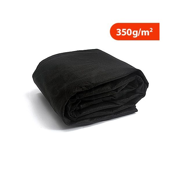 Geotextil 350 g/m2 1,5 m széles fekete / m2