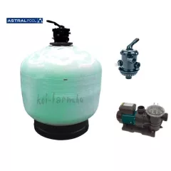   AstralPool TOP szűrőtartály, Etna szivattyú és váltószelep
