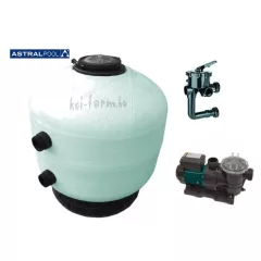   AstralPool SIDE szűrőtartály, Etna szivattyú és váltószelep