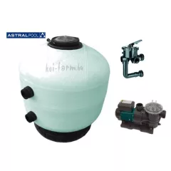   AstralPool SIDE szűrőtartály, Etna szivattyú és váltószelep