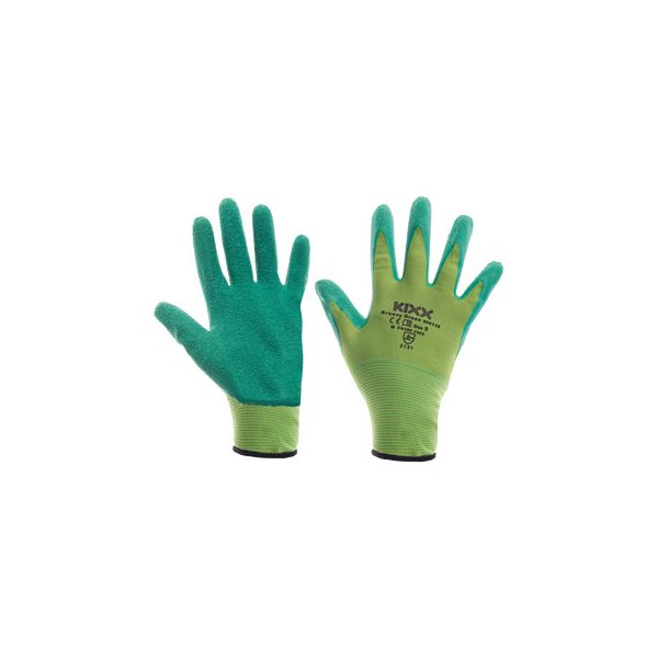 GROOVY GREEN kesztyű nylon latex zöld 10 méret