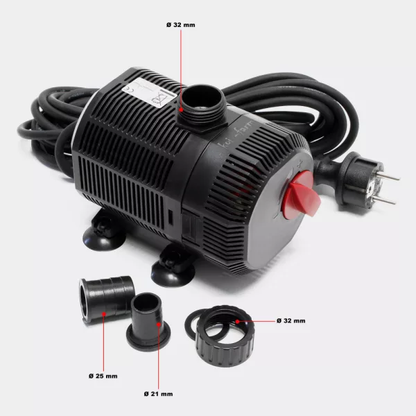 SunSun CBF-200T Tószűrő szett - 8 m3-es tavakhoz - 9 W UVC lámpa - 2500 l/h szivattyú