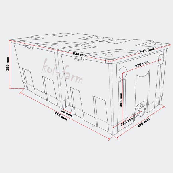 SunSun Bővíthető tószűrő 24 m³ CBF-350B