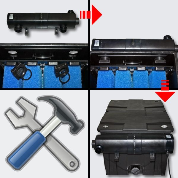 SunSun Bővíthető tószűrő 24 m³ CBF-350B
