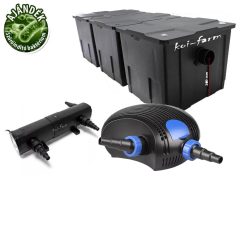   SunSun  CBF-350C szűrő CFP-10000 szivattyú CUV-236 UV-C előszűrő 3 m tömlő + indító baktérium