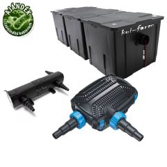   SunSun  CBF-350C szűrő CTF-10000-B szivattyú CUV-236 UV-C előszűrő 3 m tömlő + indító baktérium