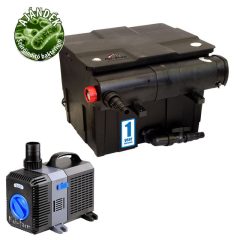   SunSun  CBF-350 szűrő CTP-6000 szivattyú CUV-224 UV-C előszűrő 3 m tömlő + indító baktérium