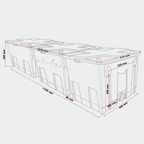 SunSun Bővíthető tószűrő 48 m³ CBF-350C