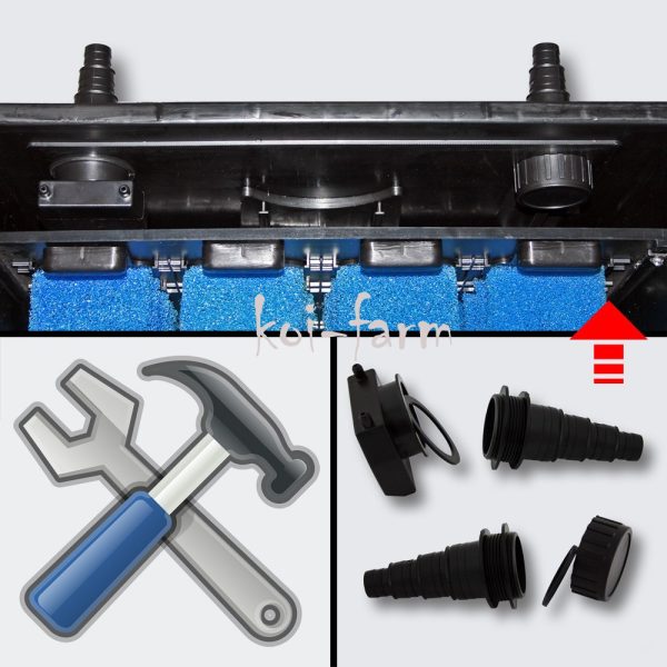 SunSun  Bővíthető tószűrő 12 m³ CBF-350