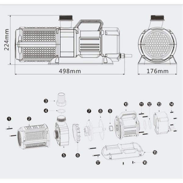 SunSun Grech CET-26000 SuperEco szabályozható  tószivattyú
