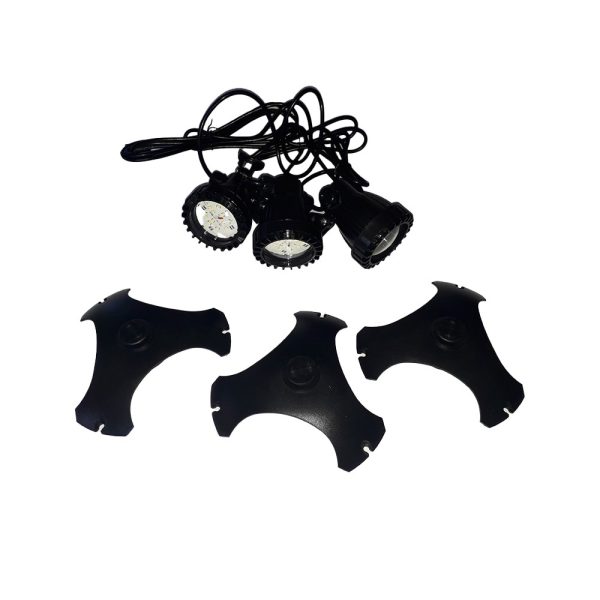 SunSun Grech CLD-302 tavi lámpa tóhoz, patakokhoz 3 x 1,2W 12V IP68