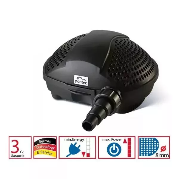 SunSun Grech CPA-10000 nyomásszűrő szett Pontec 8000 l/h szivattyúval és 11 W UV-C lámpával + 3 m tömlő és indító baktérium