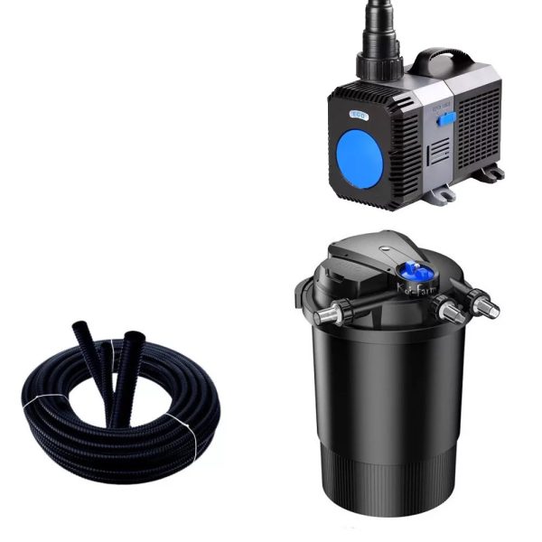 SunSun CPA-30000 nyomásszűrő szett CTP-10000 szivattyúval + 3 m tömlő és indító baktérium