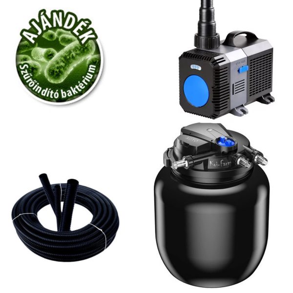 SunSun CPA-50000 nyomásszűrő szett CTP-10000 szivattyúval + 3 m tömlő és indító baktérium