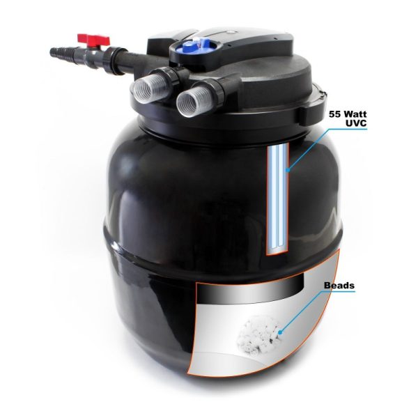 SunSun CPA-50000 nyomásszűrő - 55W UVC lámpával