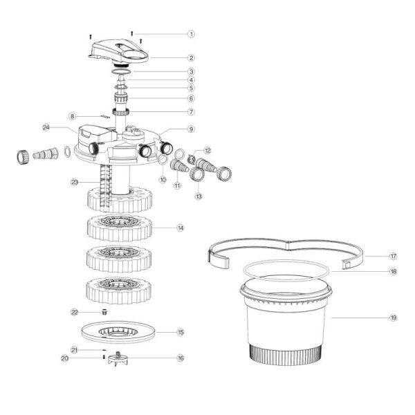SunSun CPA-5000 nyomásszűrő 11W UVC lámpával
