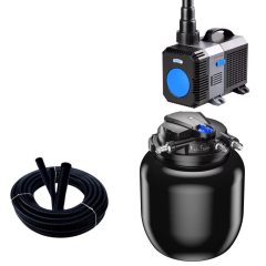   SunSun CPA-75000 nyomásszűrő szett CTP-14000 szivattyúval + 3 m tömlő és indító baktérium