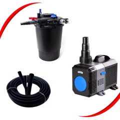   SunSun CPF-30000 nyomásszűrő szett CTP-12000 szivattyúval + 3 m tömlő és indító baktérium