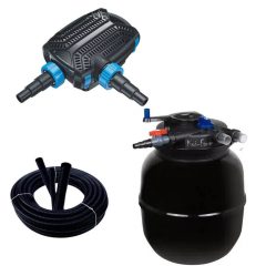   SunSun CPF-75000 nyomásszűrő szett CTF-14000-B szivattyúval + 3 m tömlő és indító baktérium