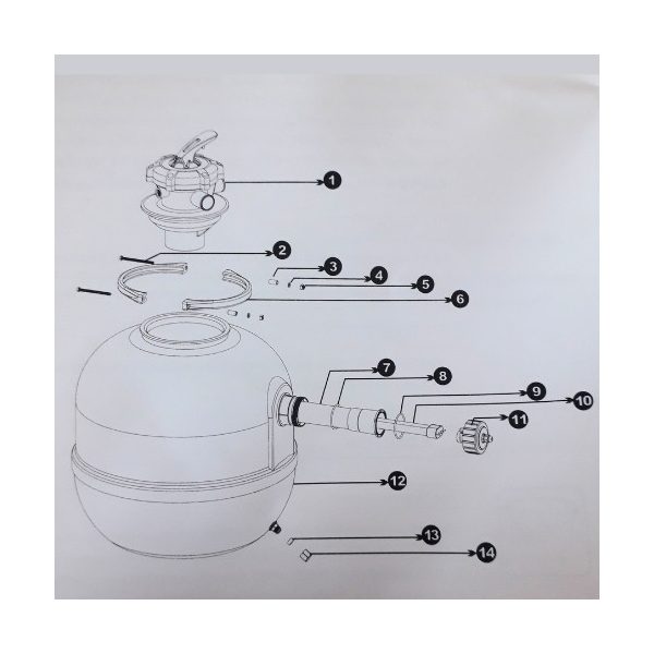 SunSun CSF-500 homokszűrő 36W-os UV lámpával 50 m3 tóhoz