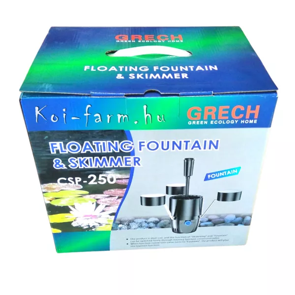 SunSun Grech CSP-250 lebegő szkimmer + szökőkút szivattyú