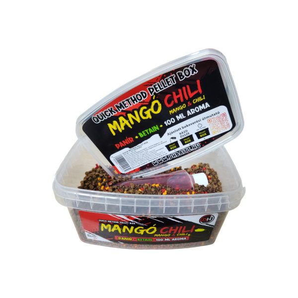 Dovit QUICK METHOD PELLET BOX 400 g - MANGÓ-CHILI