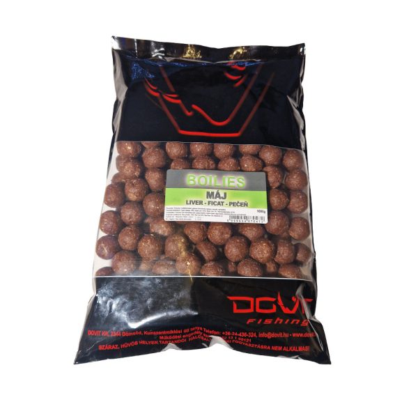 Dovit Főzött bojli 20mm 1 kg - máj