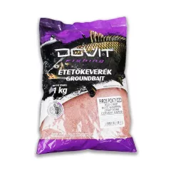  Dovit Klasszikus etetőkeverék (Lila tasak ) 1 kg - Piros Pontyozó
