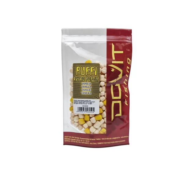 Dovit PUFFI - RETRO POP-UP 25 g - vanília