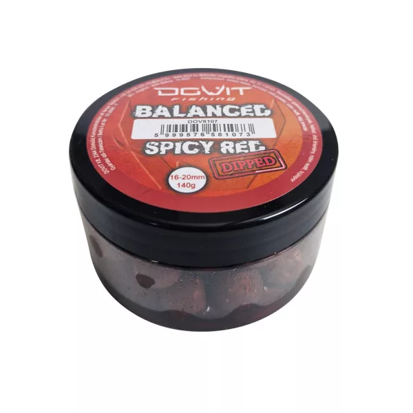 Dovit DIPPELT BOJLI 16-20mm 140 g - spicy red
