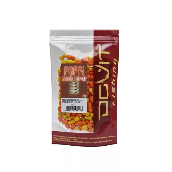 Dovit PUFFI - RETRO POP-UP 25 g - mangó
