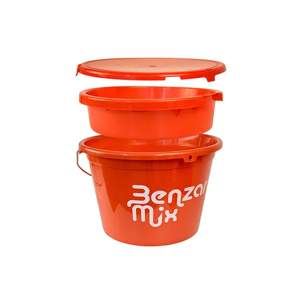 BENZÁR MIX 18 LITERES VÖDÖR TETŐVEL ÉS 5 LITERES TÁLLAL