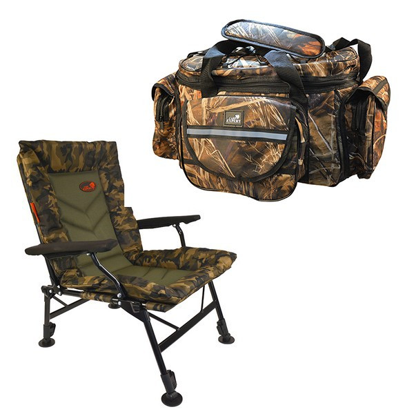 CARP EXPERT COMFORT CAMO SZÉK CXP CAMOU 25*50CM VÁLLTÁSKÁVAL