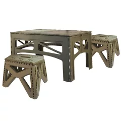 THE ONE PRACTIC ASZTAL ÉS DUPLA SZÉK SZETT