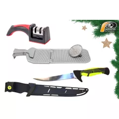 KARÁCSONYI PREMIUM FILÉZŐ SZETT MUSTAD KÉSSEL