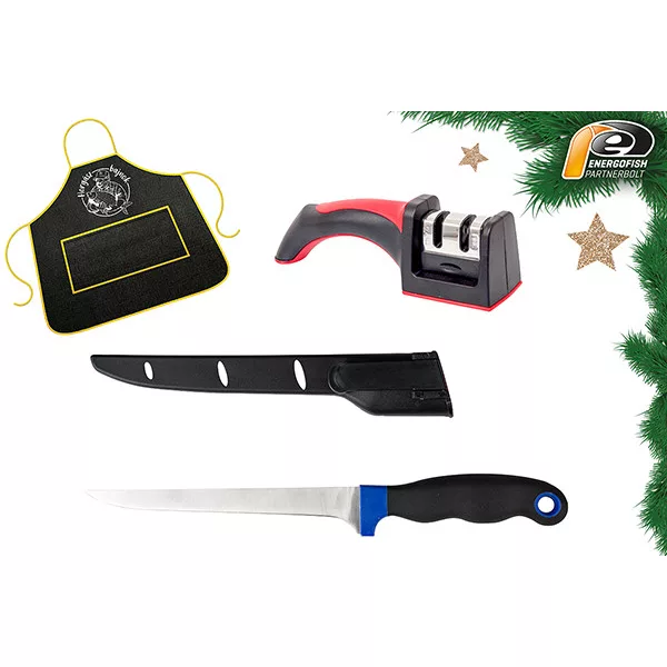 KARÁCSONYI K4 FILÉZŐ SZETT KÖTÉNNYEL