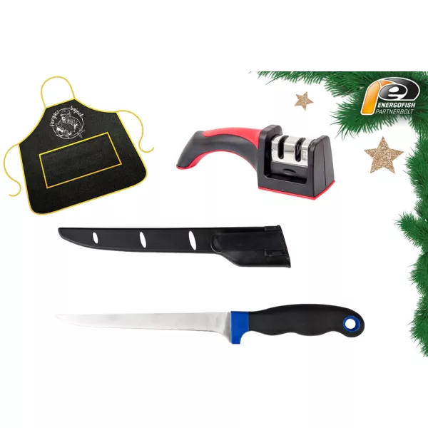 KARÁCSONYI K4 FILÉZŐ SZETT KÖTÉNNYEL