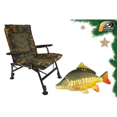   KARÁCSONYI COMFORT CAMO SZÉK AJÁNDÉK 61CM-ES PONTYPÁRNÁVAL