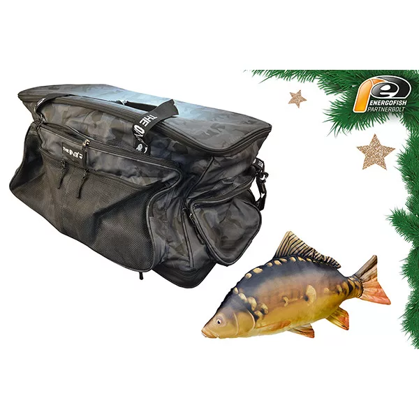 KARÁCSONYI THE ONE BOJLIS SZERELÉKES TÁSKA AJÁNDÉK 64CM-ES PONTYPÁRNÁVAL