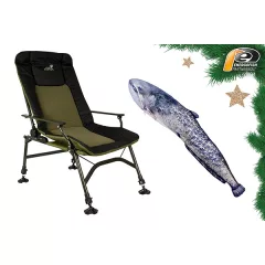   KARÁCSONYI PRESIDENT SZÉK AJÁNDÉK 115CM-ES HARCSAPÁRNÁVAL