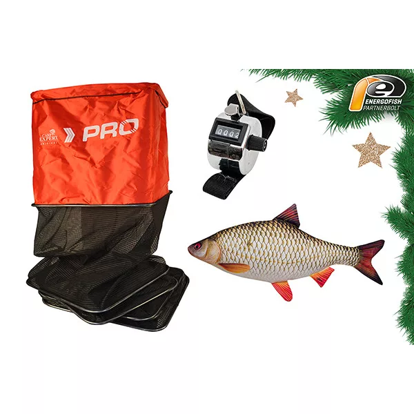 KARÁCSONYI PROFI HALTARTÓ SZETT AJÁNDÉK 64CM-ES BODORKAPÁRNÁVAL