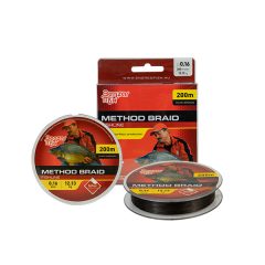 ZSINÓR BENZAR METHOD BRAID 0,18MM 14,43 kg 200M DARK BROWN
