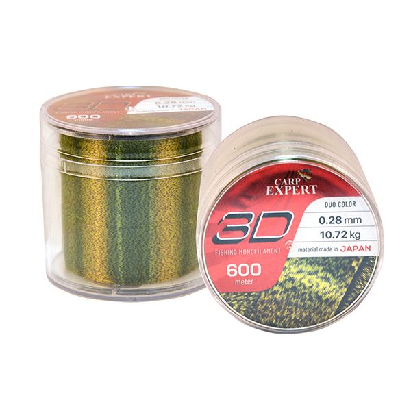 CARP EXPERT 3D 600M/SPOOL CAMOUFLAGE 0.25MM 10,55KG