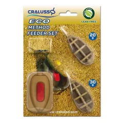 CRALUSSO ECO METHOD KOSÁR SZETT (2 DB+TÖLTŐ) 20-30 G