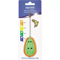   CRALUSSO FLUO ZÖLD ROCKET METHOD KOSÁR+TÖLTŐ (1+1 DB/CS) 50 G