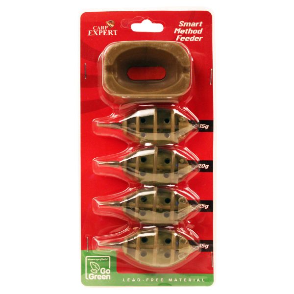 CARP EXPERT SMART METHOD FEEDER 30G+40G+40G+60G TÖMKÖDŐVEL GO GREEN