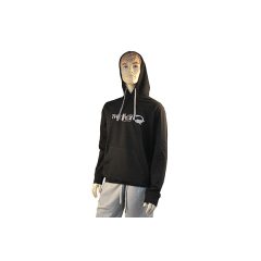 THE ONE HOODED SWEATSHIRT BLACK/FINE GREY L