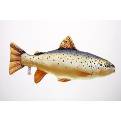 PILLOW THE BROWN TROUT 62 CM