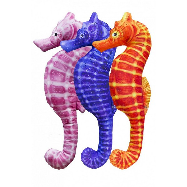 PILLOW THE SEA HORSE - ORANGE 60CM